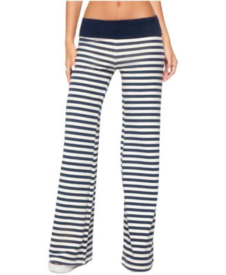 Women's Fina Low-Rise Wide-Leg Striped Pants
