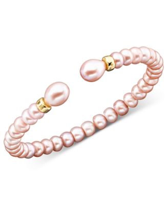 Belle de Mer - 14k Gold Pink Cultured Freshwater Pearl Bracelet