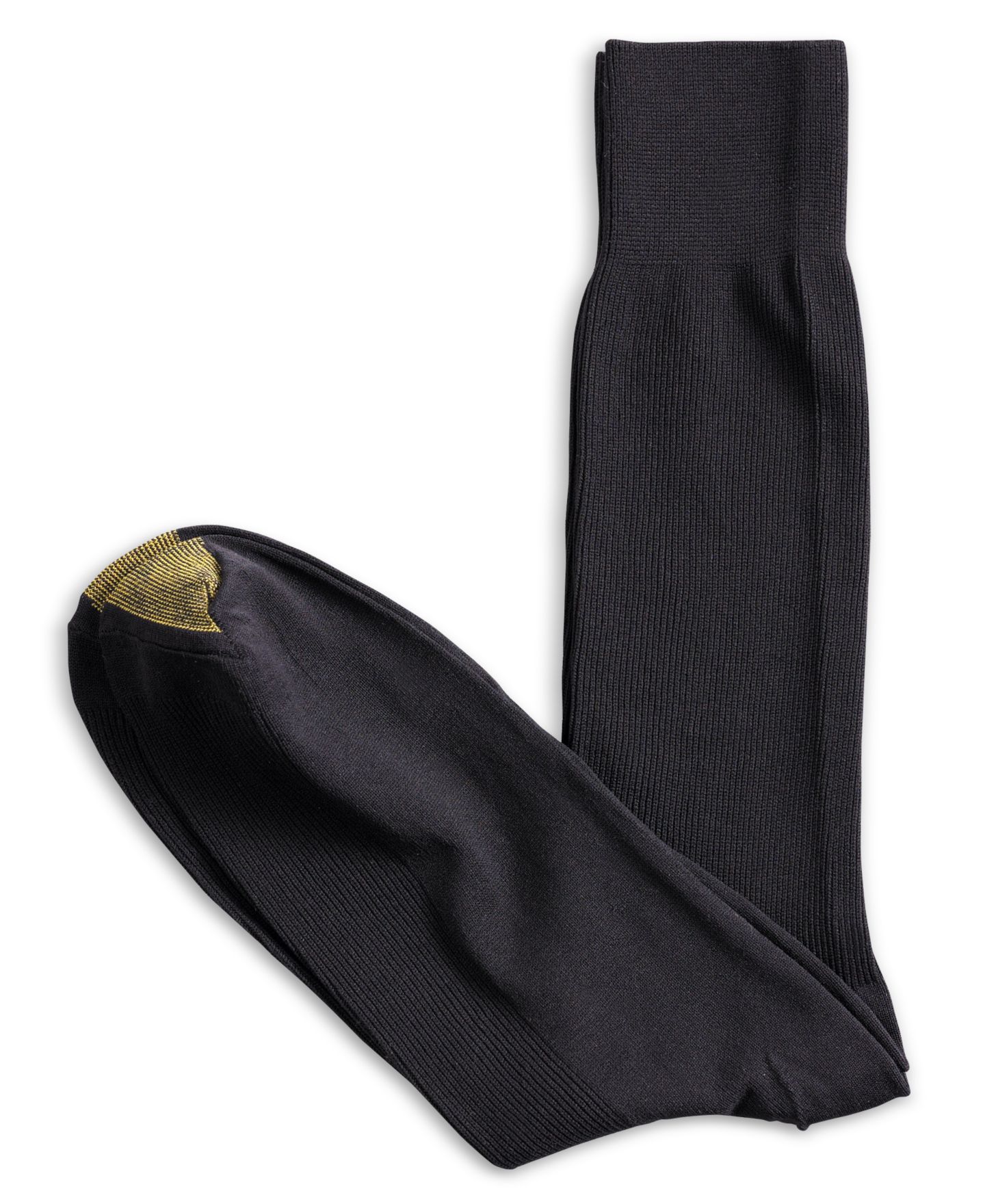 Носки Metropolitan для мужчин, средней высоты, 3 шт. — Gold Toe, цвет: Чёрный — фото 1