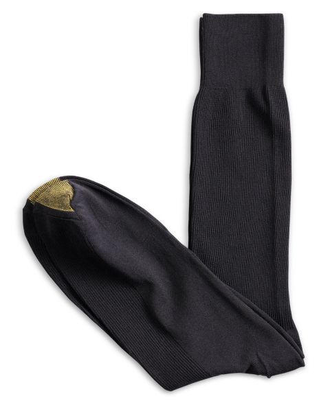 Носки Metropolitan для мужчин, средней высоты, 3 шт. — Gold Toe, цвет: Чёрный
