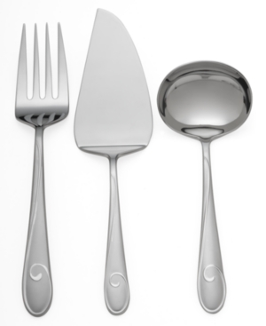 Waterford Ballet Ribbon Matte 3-Piece Serving Set