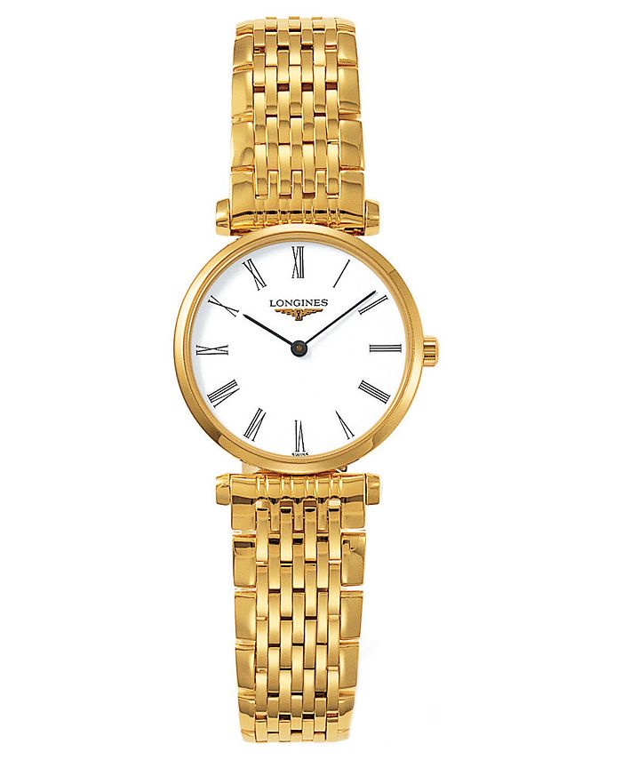 Longines Women's La Grande Classique Gold Plated Bracelet Watch