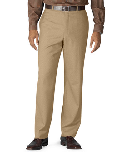 Lauren Ralph Lauren 100% Wool Flat-Front Dress Pants - Pants - Men ...
