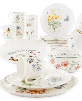 Lenox Dinnerware, Butterfly Meadow Collection - Dinnerware ... - larger view