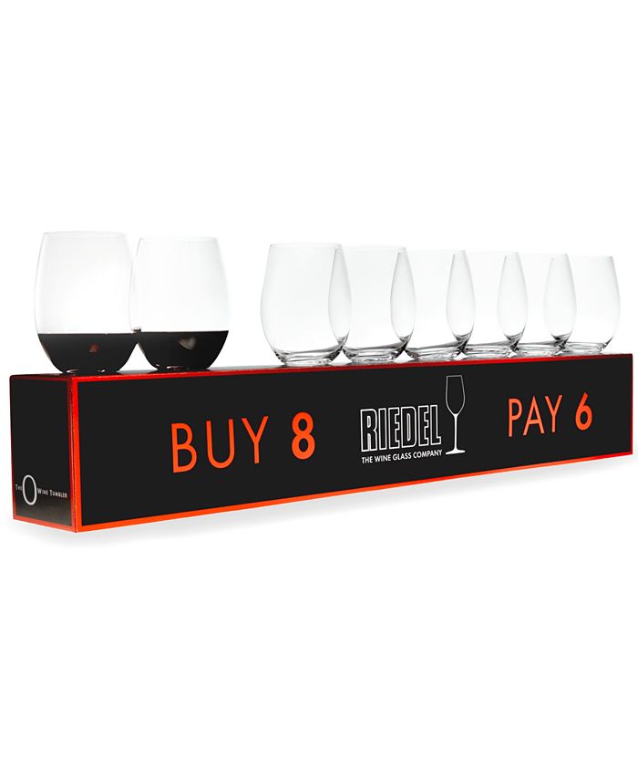 Riedel O Stemless Cabernet/Merlot Wine Glass Buy 6 Get A Set of 8 