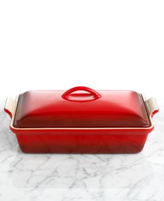 Heritage Stoneware Covered Rectangular Baking Dish, 12" x 9"