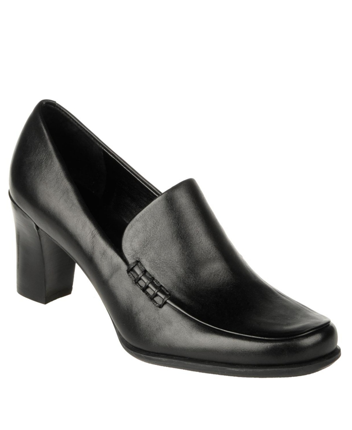 Women's Nolan Pump Loafers - Black Leather