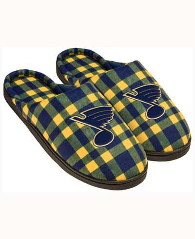 Forever Collectibles St. Louis Blues Flannel Slide Slippers