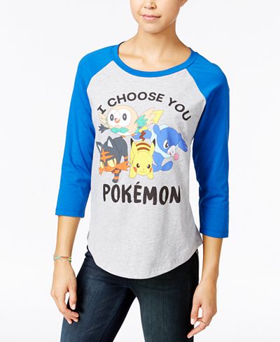 Mighty Fine Juniors' Pokemon Graphic Raglan