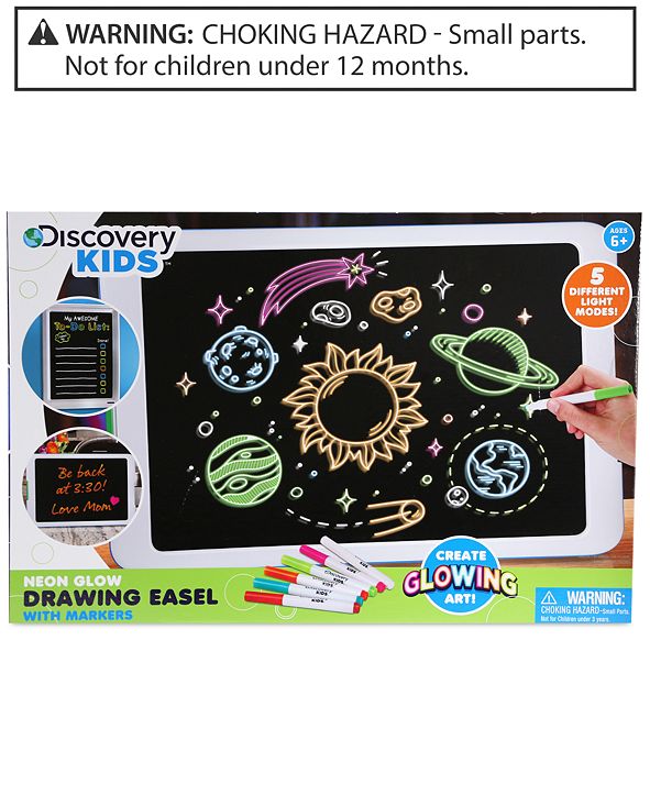 Discovery Kids Neon Glow Drawing Easel & Reviews Macy's