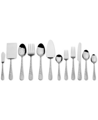 18/0 Stainless Steel 67-Pc. Garland Frost Flatware & Hostess Set, Created for Macy's 