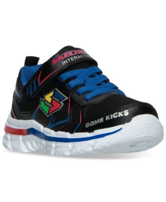 Skechers - Little Boys' Nitrate - Game Kicks Velcro Casual Sneakers from Finish Line