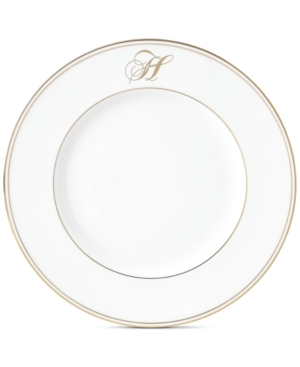 Lenox Federal Gold Monogram Accent Plate Script Letters
