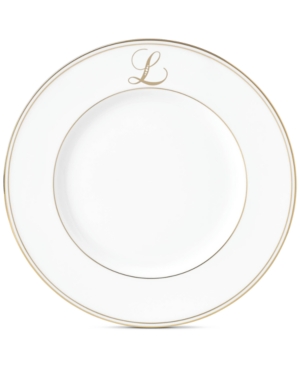 Lenox Federal Gold Monogram Accent Plate Script Letters