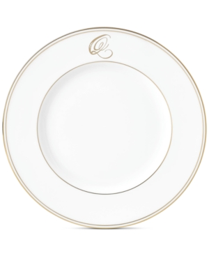 Lenox Federal Gold Monogram Accent Plate Script Letters
