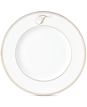 Lenox Federal Gold Monogram Accent Plate Script Letters