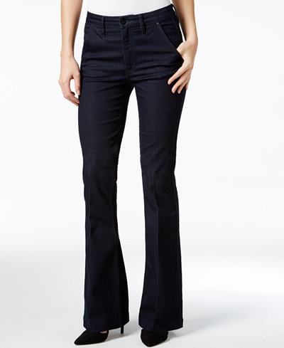 Calvin Klein Jeans High-Waist Rinse Wash Flare-Leg Jeans