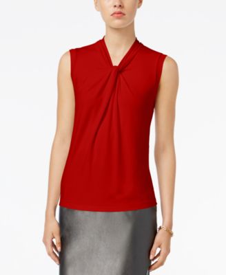 Tommy Hilfiger - Sleeveless Knot-Detail Top