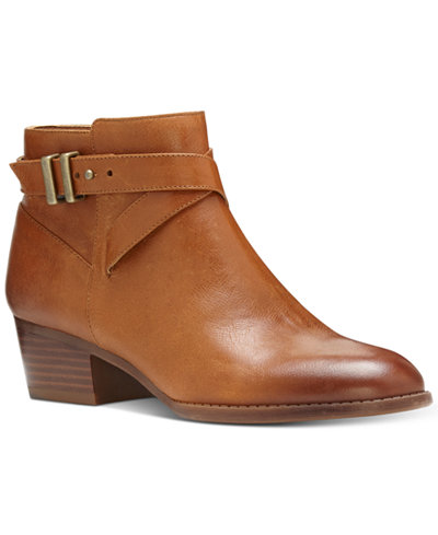 INC International Concepts Women's Herbii Buckle Booties, Only at Macy's