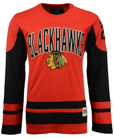 Old Time Hockey Men's Chicago Blackhawks Dufferin Long Sleeve T-Shirt