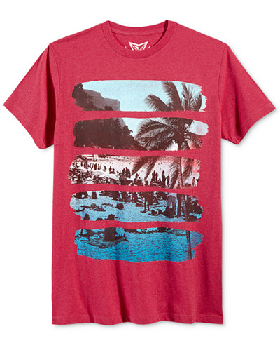 Univibe Men's Tropical Streak T-Shirt