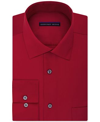 Geoffrey Beene Big and Tall Classic-Fit Wrinkle-Free Sateen Solid ...