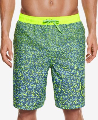 Nike - Men's Splash-Print Water-Shedding Swim Suit