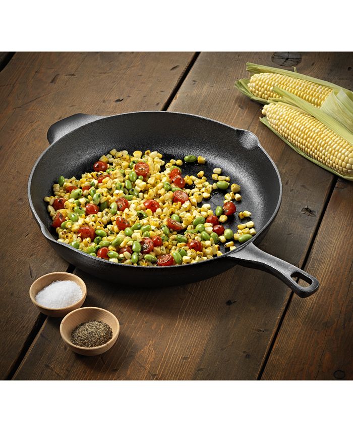 Calphalon PreSeasoned Cast Iron 12" Fry Pan Macy's