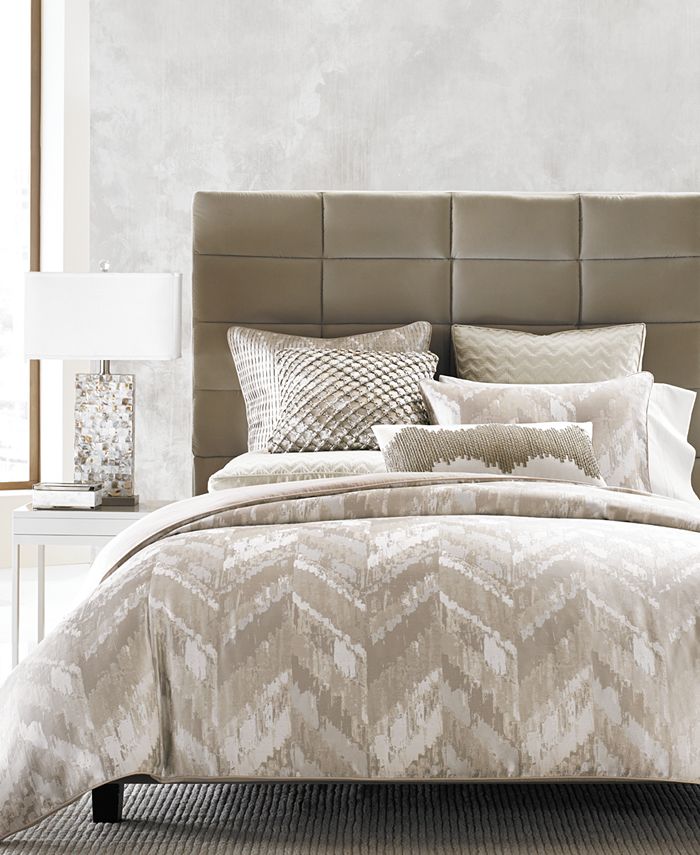 Hotel Collection CLOSEOUT! Distressed Chevron European Sham, Created
