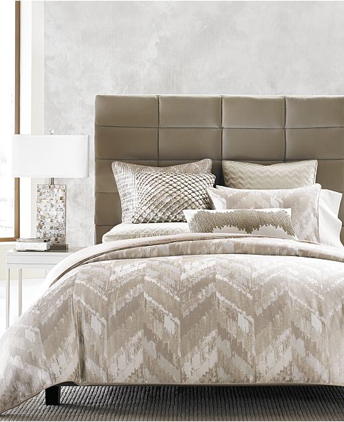 Hotel Collection Distressed Chevron Bedding Collection, Created for Macy&#39;s & Reviews - Bedding ...
