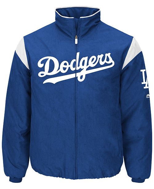 Majestic Men's Los Angeles Dodgers On-Field Thermal Jacket & Reviews