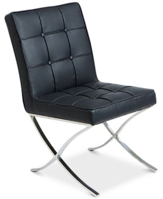 Kalem Set of 2 Leather Side Chairs