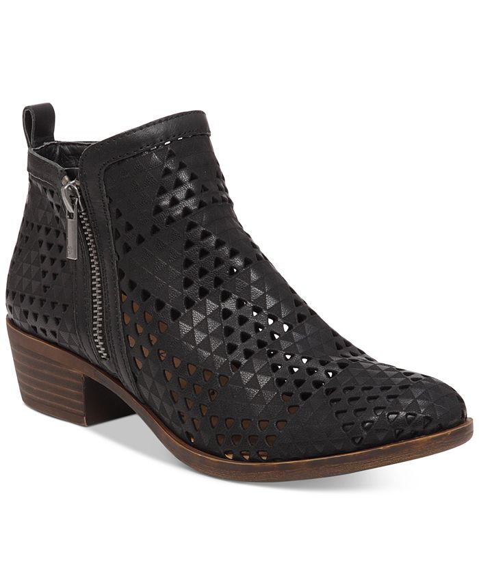 Lucky Brand Women's Perforated Basel Booties & Reviews - Boots - Shoes ...