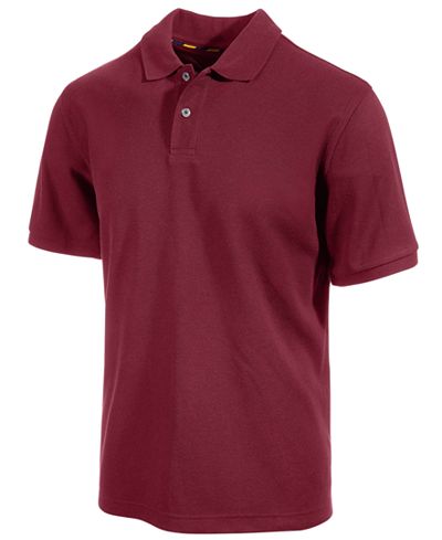 Club Room Big and Tall Performance UV Protection Men's Polo Shirt
