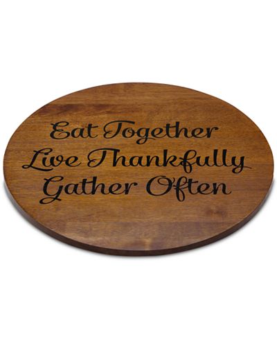 Thirstystone Come Gather Large Lazy Susan