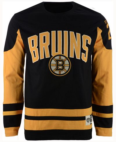 Old Time Hockey Men's Boston Bruins Dufferin Long Sleeve T-Shirt
