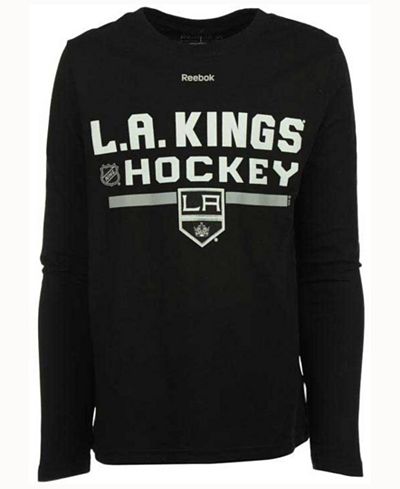 Reebok Kids' Los Angeles Kings Authentic Freeze Long Sleeve T-Shirt