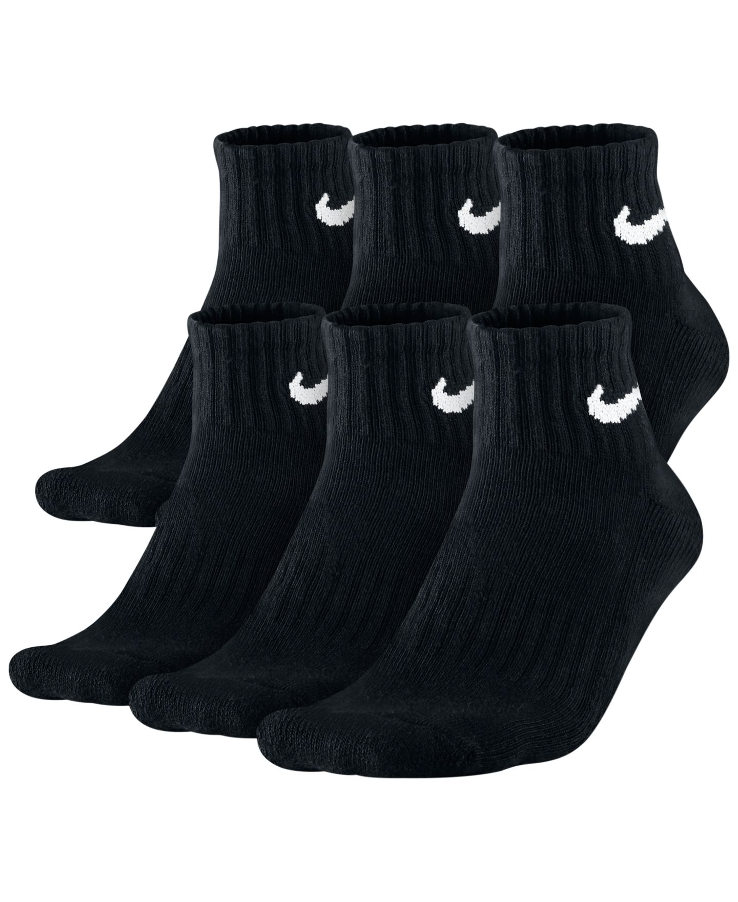 Носки для мужчин, низкие, 6 шт. — Nike, цвет: Чёрный — фото 1