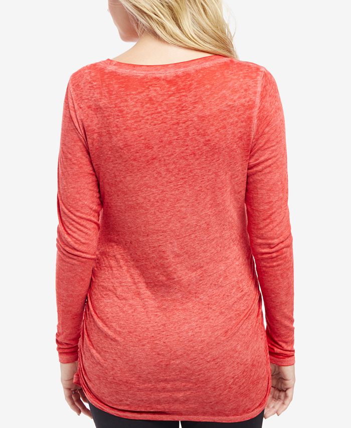 Motherhood Maternity - Maternity Long-Sleeve Graphic T-Shirt