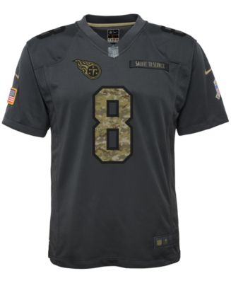 Nike Marcus Mariota Tennessee Titans Salute to Service Jersey, Big