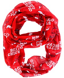 Chicago Bulls All Over Logo Infinity Wrap Scarf