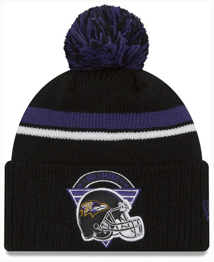 New Era Baltimore Ravens Diamond Stacker Knit Hat - Macy's