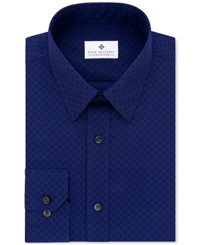 Ryan Seacrest Distinction™ Men's Evening Collection Slim-Fit Non-Iron Cotton Dress Shirts, Only at Macy's