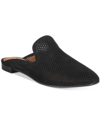 Frye - Women's Gwen Perforated Slide Flats