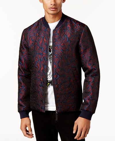 Versace Jeans Men's Swirl-Pattern Jacket