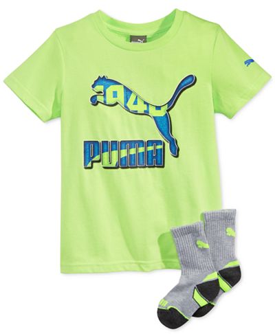 Puma 2-Pc. T-Shirt & Socks Set, Big Boys (8-20)