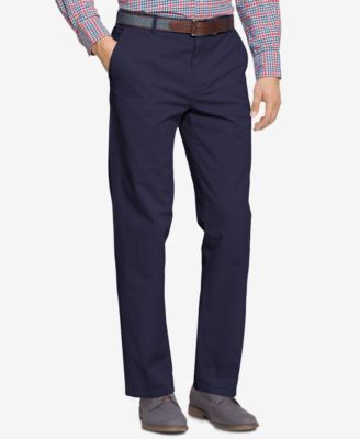 IZOD Men's Saltwater Stretch Flat-Front Chino Pants - Macy's