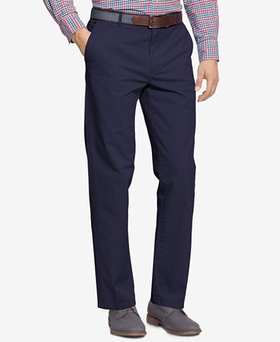 IZOD Men's Stretch Flat-Front Pants