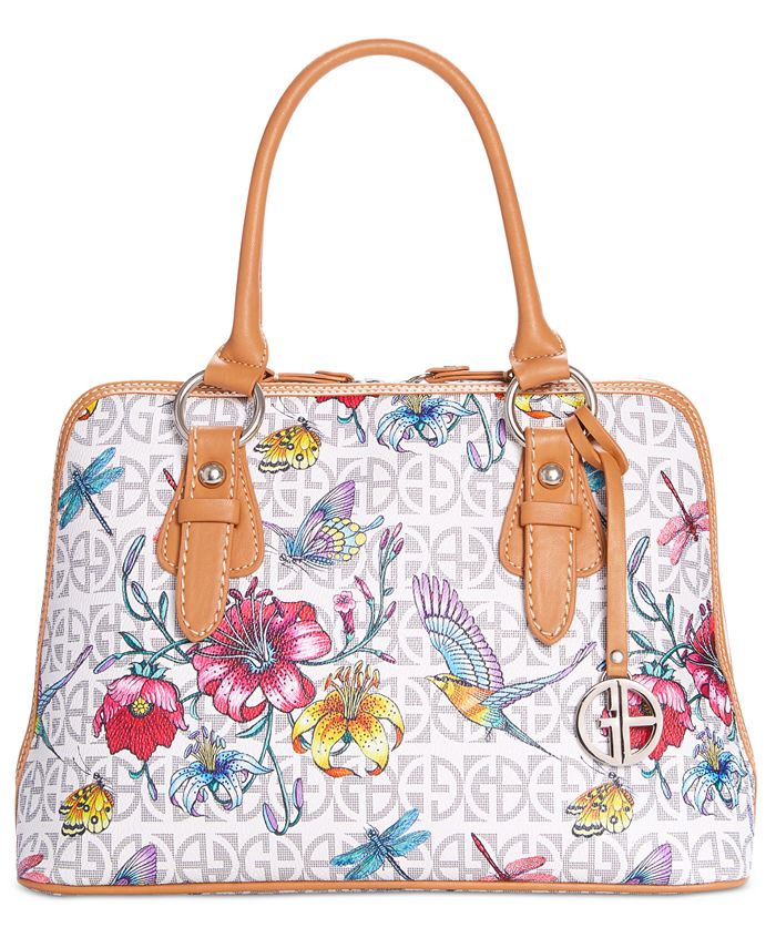 Giani Bernini Mom's Day Floral Small Zip-top Hobo Bag, Created For