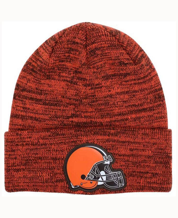 New Era Cleveland Browns Beveled Team Knit Hat - Macy's